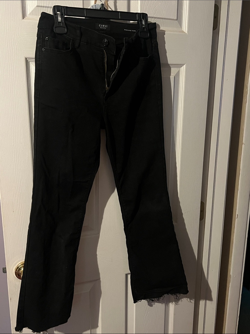Black Women's Jeans - High Rise Flare